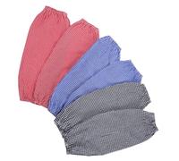 DIYEAH Mangas Antebrazo de Algodón 3 Pares Resistentes a Manchas de Aceite y Protección Solar Manga Holgada Transpirable para Trabajo Cocina Jardinería y Limpieza