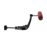 DIYEAH Mango de Carrete de Pesca Giratorio de Metal Plegable Perilla para Accesorios de Pesca al Aire Libre y Viajes, Piezas de Repuesto para Manija de Carrete