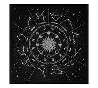 DIYEAH Mantel de Tarot para Fiesta Ligera y Práctica para Mesa para Adivinación y Reuniones Sociales