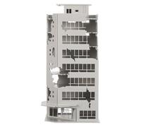 DIYEAH Maqueta de Edificio en ruinas: Escenario ferroviario a Escala 1:144 - Juguete arquitectónico en Miniatura bombardeado - Mesa de Arena DIY en ruinas de Ciudad abandonada