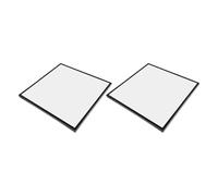 DIYEAH Marco Álbum Vinilo 2 Unidades Negro 31,7 X 31,7 CM Soporte para Discos de Vinilo Instalación Rápida sin Herramientas para Decoración en Pared