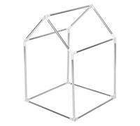 DIYEAH Marco Metálico para Gallinero Grande 57X57X85 CM Jaula para Exteriores Resistente para Patos Conejos y Gallinas Recinto para Patio Trasero Estructura Estable para Mascotas