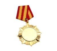 DIYEAH Medalla de Competición de Aleación Dorada para Maratón, Medalla de Honor Deportiva Metálica Diseño Clásico, Premio Único para Eventos Deportivos y Carreras al Aire Libre