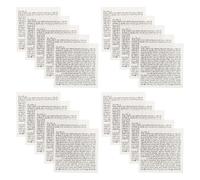 DIYEAH Mezuzá para Puerta Judaica 50 Piezas Papel Pergamino con Bendición Hebrea Tradicional Protección Hogar Decorativa para Fiestas y Uso Religioso