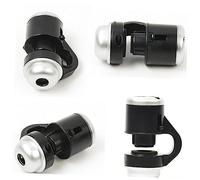 DIYEAH Microscopio Lupa y Clip Desmontable para Cámara de Teléfono Móvil Zoom 30x y Luz Led, Plástico Negro Adecuado para Revisar Antigüedades y Monedas