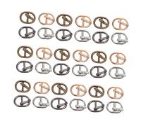 DIYEAH Mini Hebillas de Aleación Tamaño Pequeño 40 Accesorios DIY Cierre Rápido y Cambio de Estilo Color Aleatorio para Zapatos y Prendas de Muñeca para Manualidades