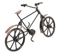 DIYEAH Modelo de Bicicleta Vintage de Hierro Artesanal Adorno Decorativo para Escritorio y Jardín Figura Ornamental Retro para Hogar Oficina y Regalo de Cumpleaños