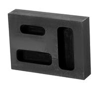 DIYEAH Molde de Grafito Negro Resistente a Productos Químicos 3 Agujeros para Fundición de Metal y Alta Eficiencia Trabajo para Joyería
