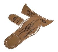 DIYEAH Molde de Sandalia de Papel Kraft para Sandalias Talla 40, Plantilla para Trabajar Cuero Fácil de Usar en Proyectos de Marroquinería Artesanal