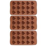 DIYEAH Molde de Silicona para Dulces Forma de Caca, 3 Piezas, Material de Silicona Alimentaria, Resistente al Microondas, Adecuado para Fiestas y Decoración Divertida