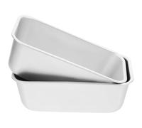 DIYEAH Molde Fácil a Aleación Piezas de Hornear de Aluminio 2 para Resistente Altas Temperaturas de Usar en Adecuado para Repostería y Panadería Casa