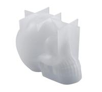 DIYEAH Molde para Velas de Calavera Diseño Diy para Decoraciones de Halloween para Epóxica y Manualidades