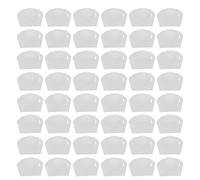 DIYEAH Moldes de Papel Antiadherentes Revestimientos Resistentes Grasa 50 Tamaño 18.4x11.3cm, Accesorios para Repostería en Horno para Hornear Pan y Pasteles