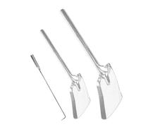 DIYEAH pala para cenizas de chimenea, herramientas para prender fuego, juego de utensilios para chimenea, acero, 3 piezas, limpieza eficiente