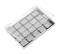 DIYEAH Paleta Maquillaje Magnético Vacía con 20 Compartimentos Metálicos y Bandeja 2046 para Sombras de Ojos, Organizador Portátil para Mezcla de Maquillaje y Uso en Viaje
