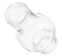 DIYEAH Pantalla de Cristal Transparente para Lámpara de Aceite Antigua Repuesto de Vidrio Grueso Resistente al Viento Protección para Llama Accesorio para Iluminación de Emergencia y