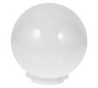 DIYEAH Pantalla de Lámpara Globo Acrílica Repuesto 12 Cm Color Leche Protección Exterior Jardín Accesorio Iluminación para Farola Terraza