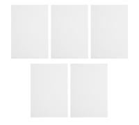 DIYEAH Paquete de 5 Cuaderno Pequeño Blanco Hojas Fáciles de Rasgar, 50 Páginas Lisas y Gruesas, Ligero y Fácil de Llevar para Uso en Clase o Viaje