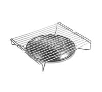 DIYEAH Parrilla Portátil Acero Inoxidable para Camping con Quemador de Gas Estufa Bbq Ligera y Resistente para Barbacoa al Aire y Cocina Exteriores