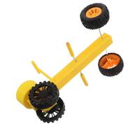 DIYEAH Parrot Training Toy Mini Bicycle For Small Birds Intelligence Development Bird Play Accessory For Parakeets Macaws Conures Space-Saving Cage Enrichment