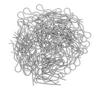 DIYEAH Pasador de chaveta con clip R de acero inoxidable, M2 x 50 mm, 100 unidades, para cortadoras de césped y camiones