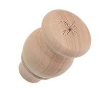 DIYEAH Pata de Madera Maciza Tallada para Muebles Pata Redonda Cilíndrica de 8x12 Cm Soporte Estable para Sofá Mesa y Armario 1 Pieza para Muebles de Hogar