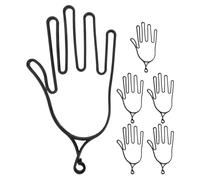 DIYEAH Perchas para Guantes de Golf 6 Piezas de Plástico Resistente para Colgar y Secar Guantes, Ideales para Jugadores en Clubes y Prácticas