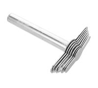 DIYEAH Perforadora Manual de Tapones de Goma de Acero Inoxidable para Laboratorio, Herramienta de Perforación Fácil para Enseñanza y Corchos de Goma Resistentes