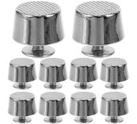 DIYEAH Pernos de bolsa de 12 mm para bolsos de mano, pies de bolsillo, tornillos, accesorios de manualidades para bolsos y carteras, perno de botón blanco