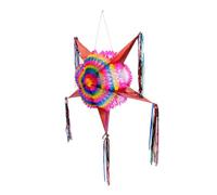 DIYEAH Piñata de Papel Forma de Estrella Plegable Tridimensional Decoración Colgante para Fiestas y Cumpleaños Accesorio para Juegos Infantiles Diseño Colorido para Festivales