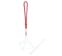 DIYEAH Pirámide Cantora de Cuarzo 3 Pulgadas Varilla para Terapia de Sonido y Meditación, Juego de 2 Piezas para Decoración Curativa del Hogar y Bienestar Estilo Estilo Aleatorio