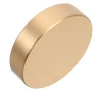 DIYEAH Pisapapeles Redondo de Latón Macizo Grande 6 Cm, Pisapapeles para Caligrafía y Oficina, Práctico y Pesado para Escritorio, Hogar y Escuela, Accesorio Metálico para Papel