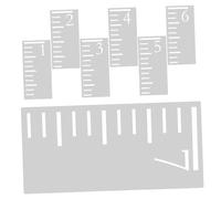 DIYEAH Plantilla De Regla De Crecimiento 7 Piezas Para Pintar Decoración De Hogar