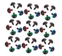 DIYEAH Plastic Safety Craft Eyes with Washers Round Eyes For DIY Crochet Animals Stuffed Bears Puppets and Doll Making Supplies