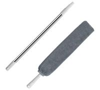 DIYEAH Plumero Extensible de Microfibra Lavable para Limpiar Polvo en Huecos, Cama y Muebles Mango Retráctil Flexible y Paño de Limpieza, Herramienta Práctica para Limpieza del Hogar