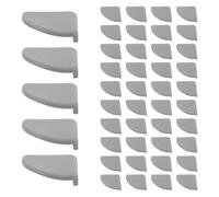 DIYEAH Protectores de Esquinas de Silicona Anticolisión Color Gris 50 Unidades Cubiertas de Seguridad para Encimeras para Muebles y Ventanas Topes de Esquina para Bebés y Cocina