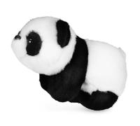 DIYEAH Pulsera de Peluche Forma de Panda Pulsera de Animales Cierre a Presión de Importación Pelaje de Conejo Accesorio Cómodo para Uso Diario y