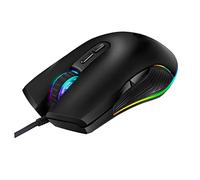 DIYEAH Ratón Gaming USB con Cable Botones Programables Ergonomía y Retroiluminación RGB Compatible con Pc y Laptop para Uso Color Aleatorio