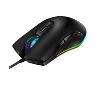 DIYEAH Ratón Gaming USB con Teclas Mouse Óptico RGB Ergonómico Compatible con Pc y Laptop de dpi Ajustables Iluminación Personalizable para Uso Color Aleatorio