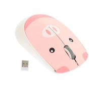 DIYEAH Ratón Inalámbrico de Dibujos Animados Ratón Óptico Silencioso para Niños Diseño Portátil Uso Oficina