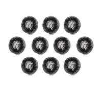 DIYEAH Redecillas Elásticas Pelo de Mujer 10 Piezas, Tamaño Mediano Borde Floral, Malla Transpirable y Ligera para Moños de Ballet, Cubre Cabello para Baile y Cuidado Profesional