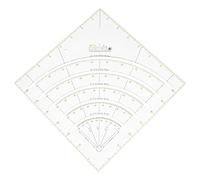 DIYEAH Regla de Acolchado Acrílica Multifuncional para Costura y Herramienta de Diseño Diy para Patchwork Ligera y Práctica