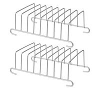 DIYEAH Rejilla de Acero Inoxidable Mejor Circulación de Calor para Freidora de Aire 2 Piezas, Accesorio Fácil de Usar para Tostar Pan y Cocinar Alimentos