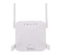 DIYEAH Repetidor WiFi 300mbps 4 Antenas para Hogar, Tecnología Inalámbrica de 2,4 GHz, Señal Fuerte y Amplia Cobertura, Compatible Ac220-240v, Diseño Europeo para Extender Red Inalámbrica