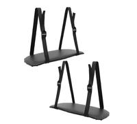 DIYEAH Reposabrazos Plegable para Camilla de Masaje Negro, 2 Unidades Esponja Suave, Soporte Ajustable para Brazos, Accesorio Ergonómico para SPA y Salón de Belleza