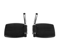 DIYEAH Reposapiés para Silla de Ruedas, Accesorio Metálico Reforzado Plataforma Antideslizante, Compatible Sillas y Scooters de Movilidad, Uso Diario para Personas Mayores