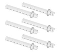 DIYEAH Repuestos para Lámparas de Aceite 6 Tubos de Vidrio para Portamechas, Compatibles Lámparas de Queroseno y Velas de Té, Fáciles de Instalar y Mantener