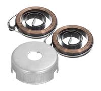 DIYEAH Resorte de Retorno Helicoidal para Taladro de Columna, Acero de Alta Resistencia, 3 Piezas por Juego, Recambio para Piezas de Taladro, Reducción de Vibraciones y Ruido en Trabajos