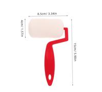 DIYEAH Rodillo de Pintura Mango Ergonómico Pincel de Algodón Duradero para Paredes Muebles y Manualidades Herramienta de Pintura para Reparaciones de Paredes