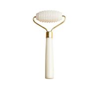 DIYEAH Rodillo Facial de Jade Natural Hsiuyen, Herramienta de Masaje Facial Ergonómica y Segura, Masajeador de Rodillos para Cuidado Piel